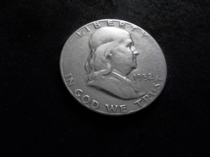 lot 80 image: 1952 S Franklin Half Dollar
