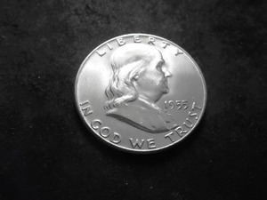 lot 87 image: 1955 Franklin Silver Half Dollar