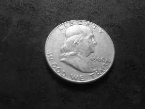 lot 96 image: 1960 Franklin Half Dollar