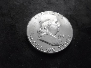 lot 98 image: 1961 Franklin Half Dollar
