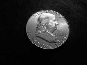 lot 101 image: 1962 D Franklin Half Dollar