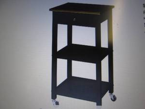 alcove Concord Kitchen Cart - Black...