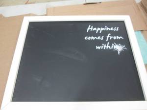 Chalkboard open box...