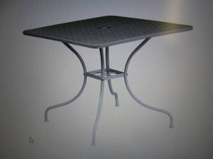 Classic 35-12 Steel Patio Table -...