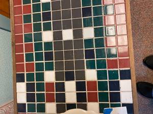 lot 18 image: Tile Low Table