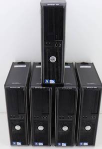 lot 7 image: (5) Dell Optiplex 380
