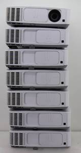 lot 16 image: (7) NEC PE401H Projectors Parts