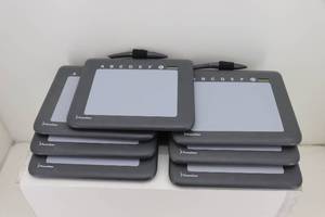 lot 38 image: (7) Promethean ActivSlate 60  Model PRM-RS3-01