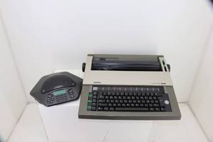 lot 42 image: Brother Typewriter and Conference Phone