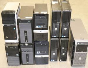 lot 59 image: (11) Scrap Computers