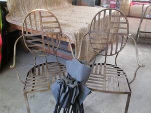 lot 22 image: Outdoor Patio & Camping Chairs, (2)...