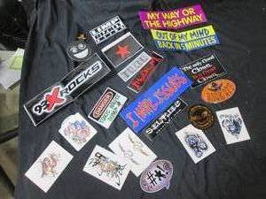 lot 62 image: Lot of Stickers (Tool, Rage Against...