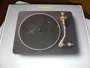 lot 51 image: Heyday Turntable Gray-Open Box
