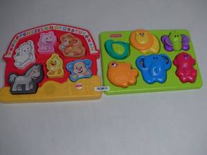 lot 49 image: Toddler Puzzles-Used