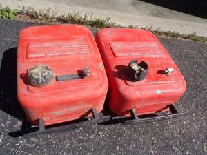 lot 73 image: Pair of Boat Gas Tanks