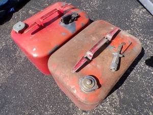 lot 74 image: Pair of Boat Gas Tanks
