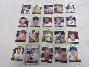 lot 112 image: 20 - 1965 Topps MN Twins