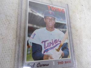 lot 115 image: 1970 Rod Carew Topps