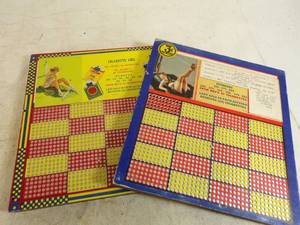 lot 141 image: Pair of Vintage Cigarette Punch cards