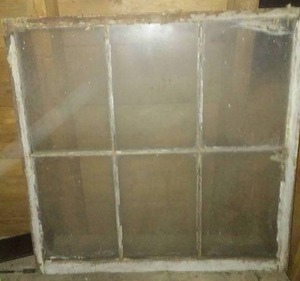 6 pane window &  4 more Window frames