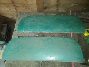 2 Fender Skirts - likely GM. Excellent