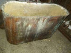 Furnace parts - Vintage Copper Wire - Lots, Tabletop & matching legs  Metal Containers & more.