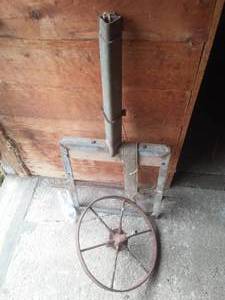 Vintage cast frame & wheel