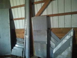 Galvanized Metal siding - About 30 pcs