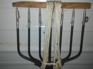 Fishing Spear, 8 barbed tips with cord