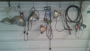 Lamps, jumper cables & more