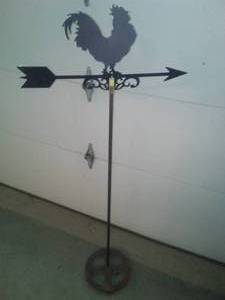 Weathervane on stand,