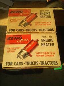 New Old Stock automotive tank engine  heaters