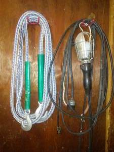 Tow strap, trouble light & extension cord