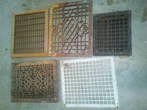 Vintage Heating Vents- Cast & metal
