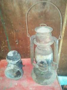Vintage Carriage Lantern & lantern