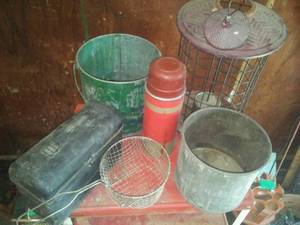 Pails, Lunch box, thermos & more.