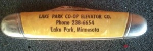 Lake Park Coop Elevator Jack knife folding blade see pictures