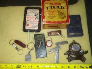 Advertising, keepsakes, memorabilia