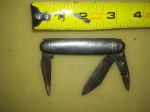 3 blade Jackknife, pocket knife circa 1900.
