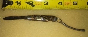 Pocket knife jack knife vintage intricate handle Imperial