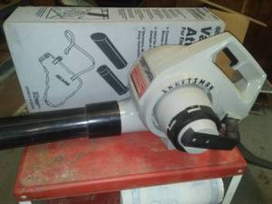 Craftsman electric blower  vacuum  attachments,