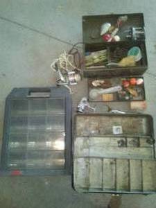 Tackle Boxes, reels, lures & more Find the Red Eye