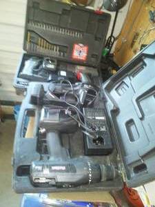 2 battery drill sets - untested.