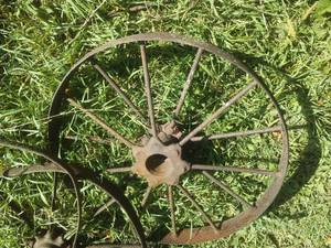 Wheels & rims, Push bucket, 3 rims & shaft