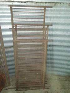 Steel fence panels (5) - heavy gauge,