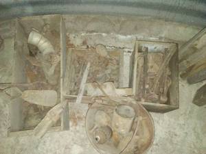 4 boxes of misc. Vintage metal & cast.