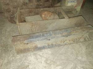 Lots of metal- Railroad track, implement seat, cans, great stuff.