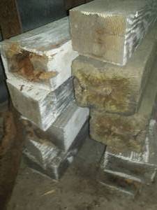 Stack of timber ends, 4 x 6 and larger.