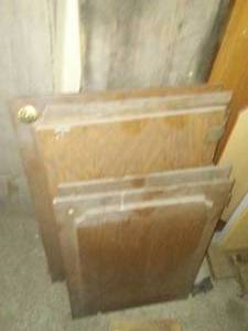 Cabinet doors & lumber, 80 in. doors.