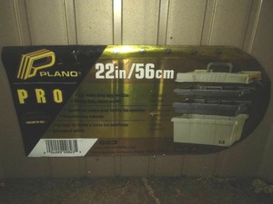 Plano Pro Tackle Box, Tool Box with plumbing contents.